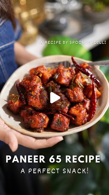 Paneer 65, Content Strategist, Chilli Paste, Snack Video, Paneer Recipes, Chaat Masala, Pepper Powder, Garlic Paste, Red Chilli