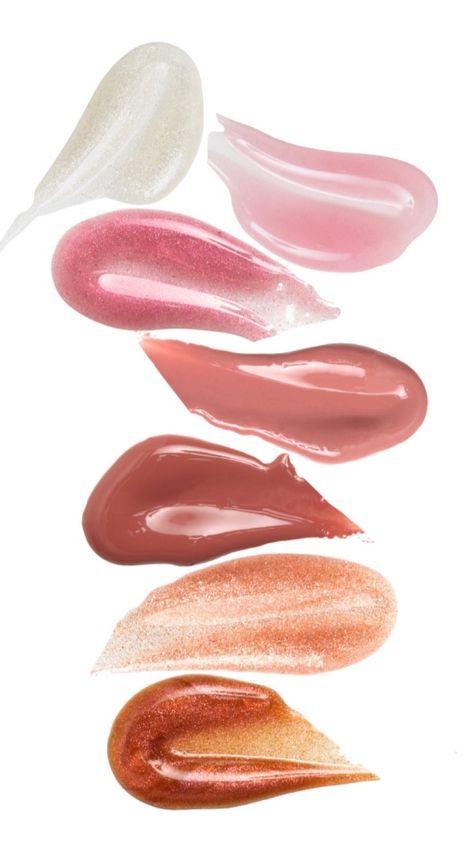 lipgloss texture Brand Aesthetics, Makeup Aesthetics, Lipgloss Swatches, Eyeshadow Swatches, Lipstick Liner, Lip Liner Set, Matte Nude Lipstick, Matte Lipstick Set, Shine Lip Gloss