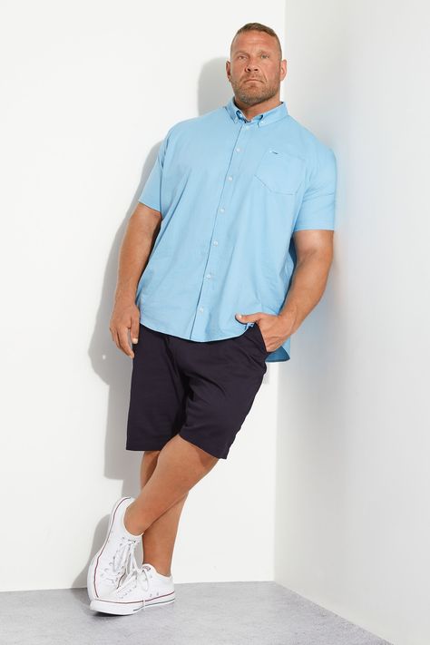 Dad Bod Outfits, Big Guy Fashion Casual, Big Tall Men Fashion, Big And Tall Fashion For Men, Plus Size Men Outfits, Big Man Style, Outfits For Big Men, Clothes For Big Men, Dad Outfits