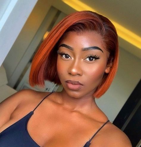 Bob Haircut Black Hair, Haircut Tip, Ombre Bob, Natural Hair Short Cuts, Bob Lace Front Wigs, Pretty Hair Color, Dope Hairstyles, Burgundy Hair, Lace Front Human Hair