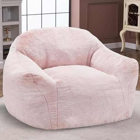 Amazon.com: Homguava Giant Bean Bag Chair,Bean Bag Sofa Chair with Armrests, Bean Bag Couch Stuffed High-Density Foam, Plush Lazy Sofa Comfy Chair,Large BeanBag Chair for Adults in Livingroom,Bedroom (Pink) : Home & Kitchen Pink Beanbag, Bedroom Bean Bags, Pink Bean Bag, Giant Bean Bag, Sofa Comfy, Large Bean Bag Chairs, Giant Bean Bag Chair, Bean Bag Couch, Adult Bean Bag Chair