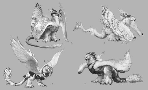 Owl Creature, Mythical Creatures Fantasy, Mystical Animals, Mythical Animal, Fantasy Beasts, Alien Concept Art, Fantasy Creatures Art, Mythical Creatures Art, Anime Animals