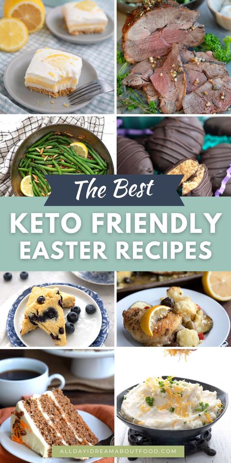 A full keto Easter Meal Plan, with tons of delicious ideas for brunch, dinner, and dessert. And even some wonderful keto Easter Eggs to fill those Easter baskets for the kids! Healthy Easter Dessert, Ideas For Brunch, Keto Easter, Easter Meal, Keto Holiday, Healthy Easter, Easter Menu, Healthy Brunch, Diet Help