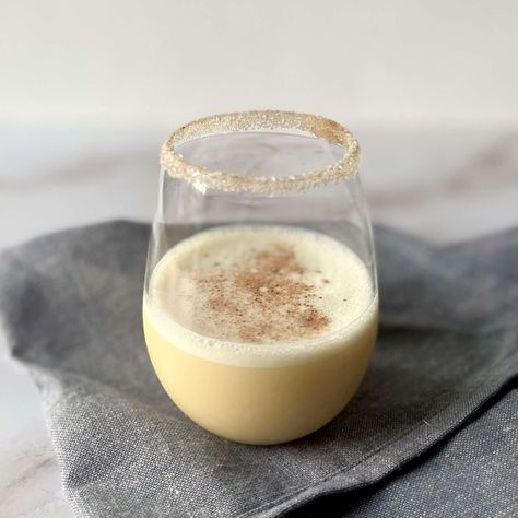 Fireball Eggnog, Fireball Bottle, Spiked Eggnog, Cinnamon Whiskey, Homemade Eggnog, Blended Whisky, Eggnog Recipe, Raw Sugar, Pure Maple Syrup