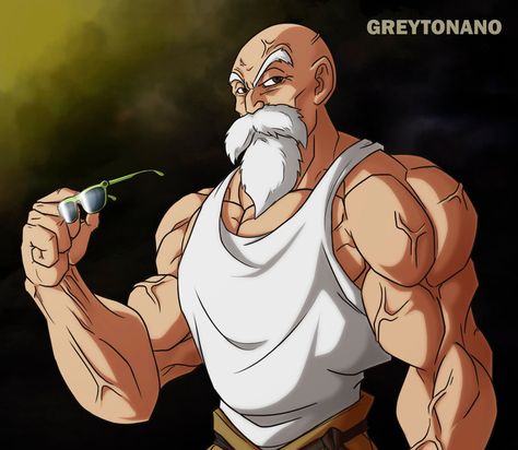 Master Roshi by greytonano Force Activities, Master Roshi, Blue Dragon, Dragon Ball Art, Dragon Ball Z, Martial Arts, Dragon Ball, Digital Artist, Character Art