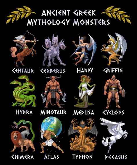 Greek Mythology Creatures Drawing, Greek Monsters Art, Horror Runway, Greek Mythology Monsters, Greek Mythology Creatures, Mythology Monsters, Greek Creatures, Mythology Creatures, Greek Monsters