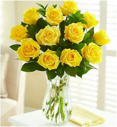 Top 10 Most Beautiful Yellow Roses  Long Stem Yellow Roses:  When you gift someone a bunch of Long Stem Yellow Roses you gift them a tuft of sunshine too. Warm, inviting and cheerful, these are the perfect roses for a bouquet. Graduation Flowers, Yellow Rose Flower, Send Flowers Online, Online Flower Delivery, Order Flowers Online, Rose Vase, Belle Rose, Flowers Delivered, Send Flowers