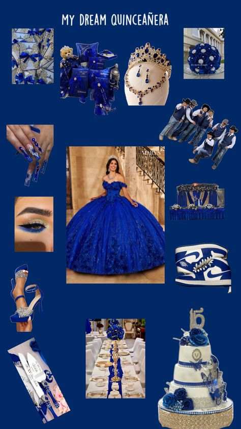 Quinceanera Blue Theme, Blue Quinceanera Decorations, Royal Blue Quinceanera Ideas, Royal Blue Quinceanera Decorations, Royal Blue Quince Theme, Royal Blue Quinceanera Theme, Blue Quinceanera Ideas, Blue Quinceanera Theme, Royal Blue Quinceanera Dresses