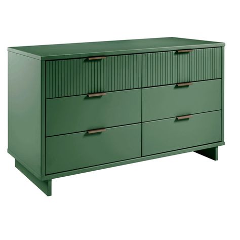 Latitude Run® Callum-James 6 - Drawer Dresser | Wayfair Navy Blue Dresser, Uv Painting, Blue Dresser, Wide Dresser, 3 Drawer Dresser, American Signature Furniture, Value City Furniture, Modern Glam, Drawer Design