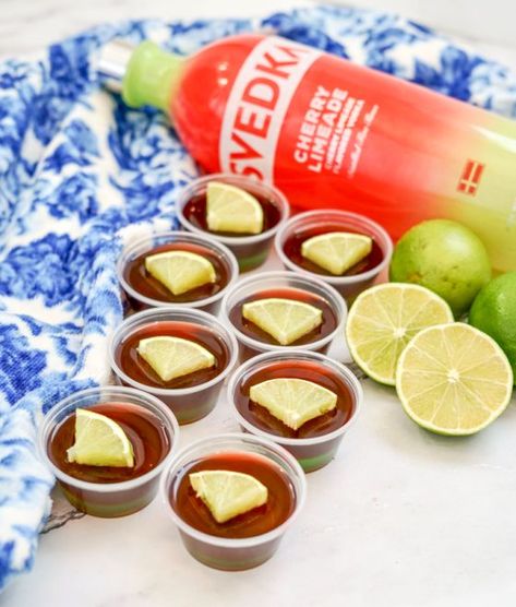 Lychee Jello Shots, Cherry Limeade Jello Shots, Cherry Limeade Vodka, Lime Jello Shots, Vodka Jello Shots, Making Jello Shots, Jello Shots Vodka, How To Make Jello, Best Vodka