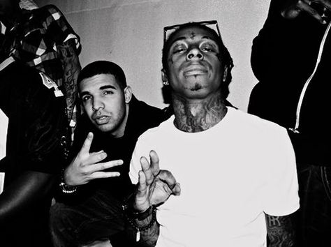 Scary! Lil Weezy, Future And Drake, Drake Lil Wayne, Old Drake, 5 De Mayo, Dj Khaled, Celebrity Tattoos, Best Rapper, Lil Wayne