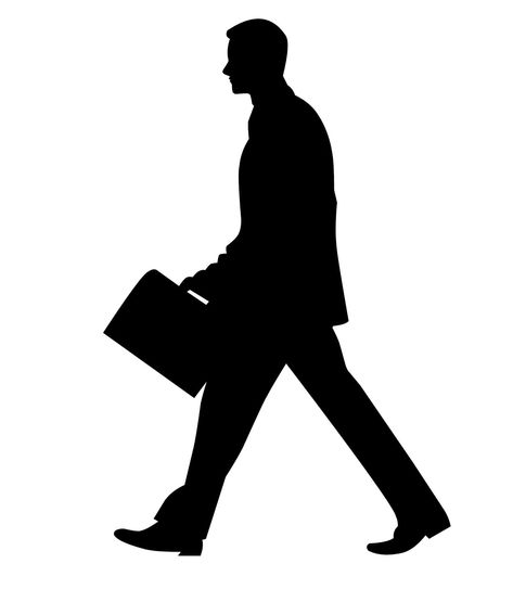 Business Man Illustration, Walking Silhouette, Silhouette Head, Man Silhouette, Natural Recipes, Office Men, Car Silhouette, Man Illustration, Silhouette Painting