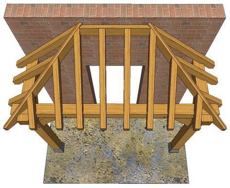 House Made Of Wood, Porch Roof Design, Hip Roof Design, Gable Roof Design, Timber Frame Porch, Timber Frame Design, House Awnings, Decor Front Porch, Woodworking Plans Beginner