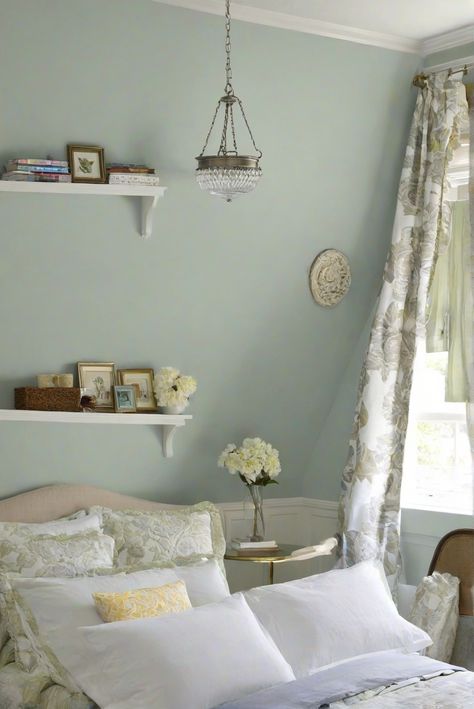 home interior design, interior bedroom design, living room interior, home decor interior design Sherwin Williams Oyster Bay Bedroom, Sw Oyster Bay Bedroom, Oyster Bay Sherwin Williams Bedroom, Sw Oyster Bay, Oyster Bay Sherwin Williams, Bedroom Wall Paint Colors, Sea Salt Paint, My Texas House, Aqua Paint