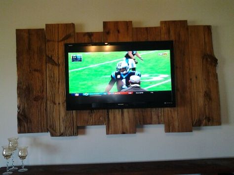 Barnwood tv background Wood Tv Background, Backdrop Tv, Wood Tv, Tv Background, Jaco, Barnwood, Barn Wood, Lobby, Decorating Ideas