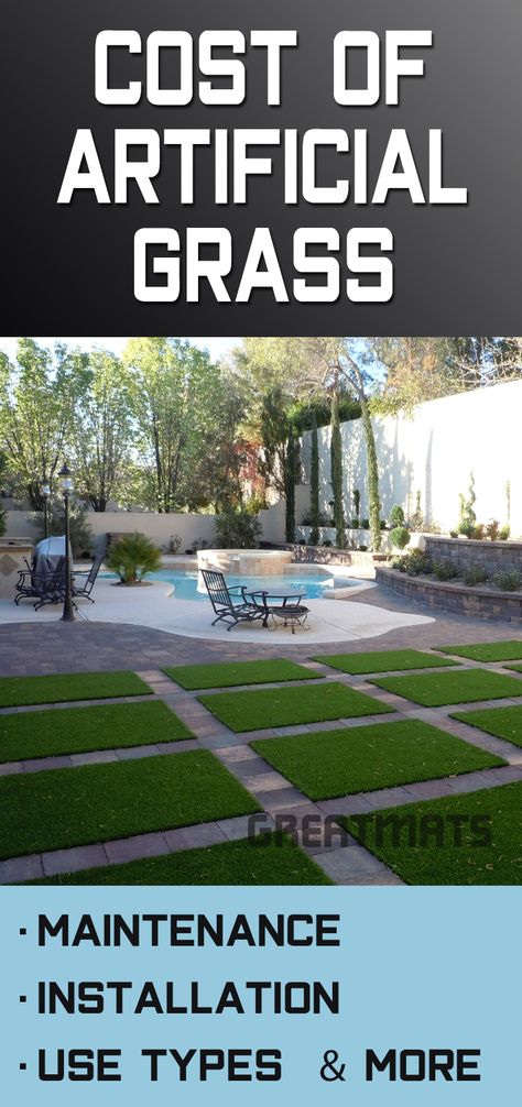 Front Yard Landscaping Astro Turf, Grass Turf Backyard, Artificial Grass With Pavers, Artificial Grass Landscaping Ideas, Synthetic Grass Ideas, Faux Grass Backyard, Backyard Turf Play Areas, Artificial Grass Backyard Landscapes, Faux Grass Patio