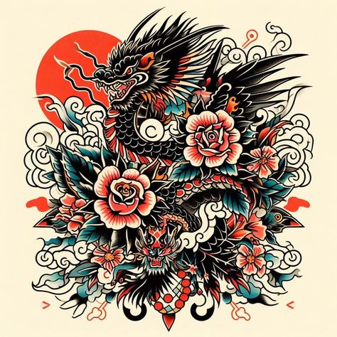 I will create original tattoo design in japanese irezumi style Japanese Irezumi, Original Tattoos, Tattoo Design, Tattoo Designs, Tattoos, The Originals, Quick Saves, Design