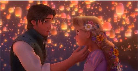 Rapunzel and Flynn Rider Falling in Love Rapunzel Y Flynn, Disney Song Lyrics, Couples Disney, Tangled 2010, Rapunzel And Flynn, Romantic Questions, Rapunzel And Eugene, Disney Princess Rapunzel, Wedding Readings