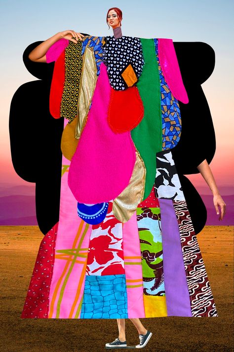 Quick Fashion Sketch, Fashion Portfolio Layout, Quick Fashion, Collage Portrait, Fancy Fashion, Collage Art Mixed Media, Colorful Quilts, Fashion Portfolio, Summer Projects