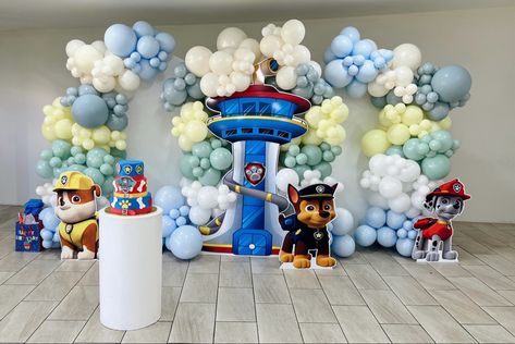 Paw Patrol Birthday Balloons, Paw Patrol Party Backdrop, Paw Patrol Balloon Garland, Paw Patrol Birthday Backdrop, Paw Patrol Birthday Party Decorations, Paw Patrol Birthday Party Cake, Paw Patrol Balloons, Paw Patrol Birthday Decorations, Paw Patrol Party Decorations