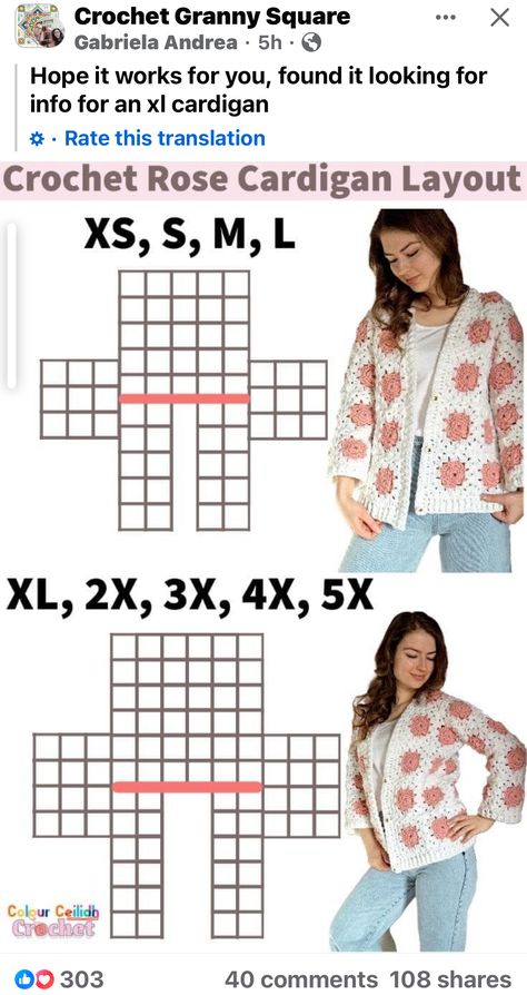 Cardigan Granny Square Pattern, Cardigan Layout, Crochet Square Cardigan, Crochet Granny Square Cardigan, Granny Cardigan, Cardigan Granny Square, Granny Square Cardigan, Square Cardigan, Granny Square Crochet Patterns Free