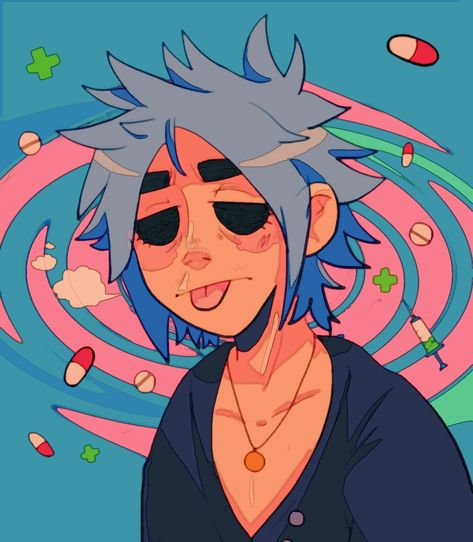 Gorillas 2d Fanart, 2-d Pfp Gorillaz, Gorillaz 2d Pfp, 2d Pfps Gorillaz, Gorrilaz Fanart, 2d Fanart Gorillaz, 2d Gorillaz Pfp, 2d Gorillaz Fanart, Draw This In Ur Style