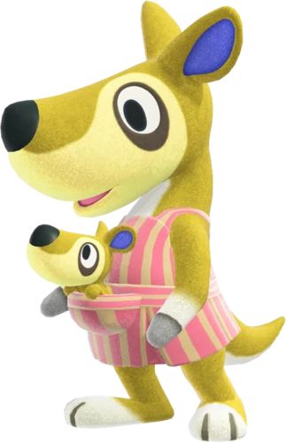 Kitt | Animal Crossing Wiki | Fandom Villagers Acnh, Male Kangaroo, Animal Crossing Gamecube, Acnh Villagers, Funny Parents, Birch Floors, Kangaroo Stuffed Animal, Funny Children, Animal Crossing Wiki