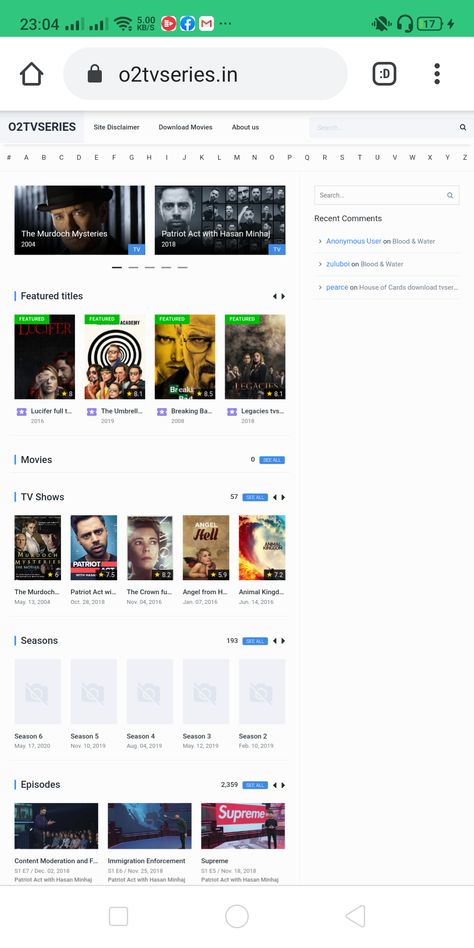 O2tvseries is a website which can offer you TV Series to watch for free. O2tvseries has a new website which is o2tvseries.in Series To Watch, Tv Series To Watch, Streaming Services, New Website, Budget Friendly, Tv Series, Budgeting, For Free, Entertainment