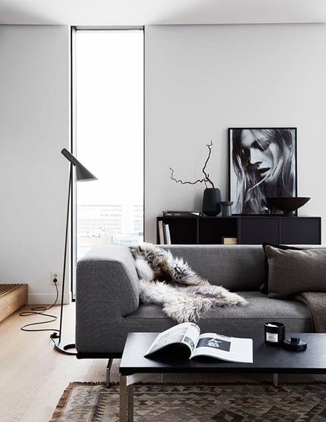 Furnitur Ruang Keluarga, Minimalist Dekor, Barn Living, Modern Living Room Design, Interior Minimalista, Interior Design Per La Casa, 아파트 인테리어, Small Living Room Decor, Living Room Scandinavian