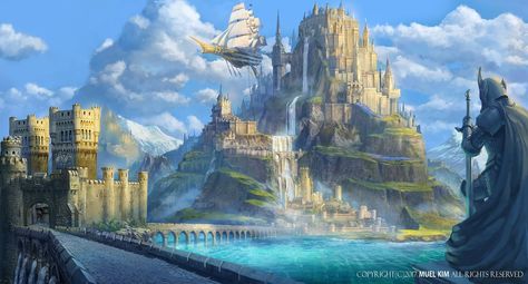 Summer Court Acotar, Dnd Village, Dnd City, Summer Court, Dream Inspiration, City Ideas, Fantasy Universe, Setting Inspiration, Lucid Dream