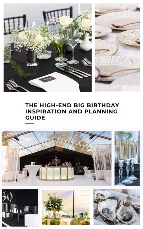 Celebrating a milestone birthday soon and stuck for ideas or themes? Our latest event guide is packed with our tips and tricks to help you celebrate in style! Access the high-end party planning guide here: https://www.mgnevents.co.uk/the-high-end-big-birthday-planning-guide/ #PartyTheme #50thBirthday #21stBirthday #18thBirthday #30thBirthday #40thBirthday #60thBirthday #PartyIdeas #BlackTie #MilestoneBirthday High End Birthday Party, Event Planning Timeline, Party Planning Guide, Milestone Birthday Party, Birthday Inspiration, Outdoor Dinner Parties, Event Guide, Birthday Event, Outdoor Dinner