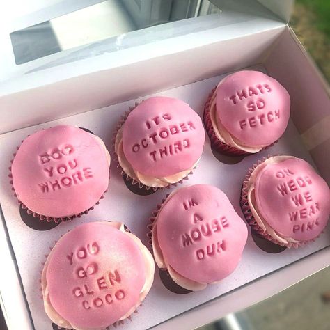 Mean Girls Bday Theme, Mean Girls Cookies, Mean Girls Birthday Cake, Mean Girls Cake, Mean Girls Birthday Party Theme, Valentines Pajamas, 19 Bday, Girls Pajamas Party, Birthday Cake Quotes