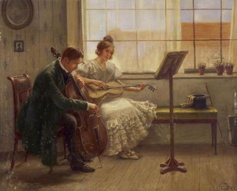 Karl Zewy (1855-1929) — Chamber Music (800×647) Music Paintings, Music Painting, Chamber Music, Music Composition, European Paintings, Music Composers, Applied Arts, Music History, Music Education