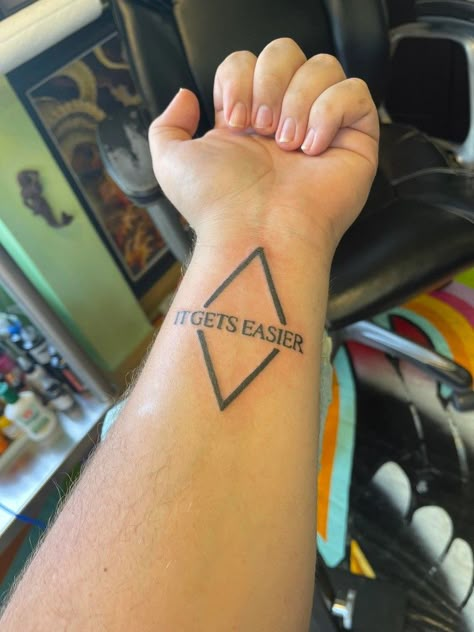 Bojack Tattoo Ideas Simple, Bojack Horseman Tattoo Minimalist, The View From Halfway Down Tattoo, Bojack Horseman Tattoo, Horseman Tattoo, Tattoo Memes, Deep Tattoo, It Gets Easier, Simple Tattoos For Women