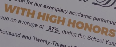 With Highest Honor, Vision Board For High School Students, Attendance Questions High School, Junior Year High School Signs, Next Stop High School, With High Honors, High Honors, North Shore High School, Life Vision