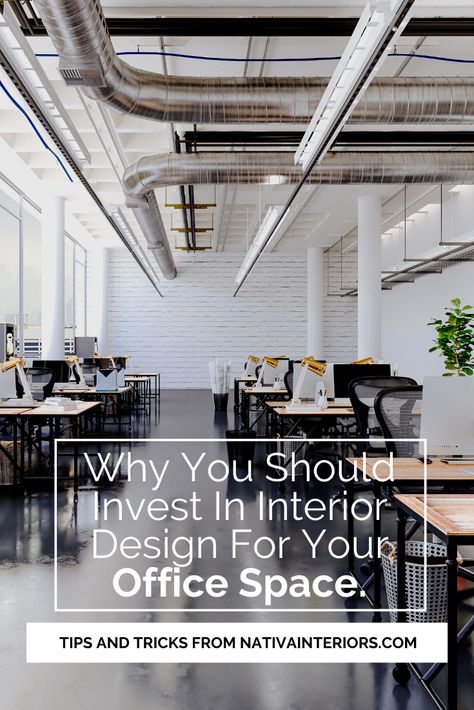 Should you invest in interior design for your office space? We think so! Creating a welcoming and elegant working space increases employee motivation. Let's discuss our top reasons why you should invest in interior design for your office. Interior Design Brief, Office Building Design, Employee Motivation, Office Space Design, Working Space, Restaurant Interior Design, Building Ideas, Commercial Interior Design, Restaurant Interior