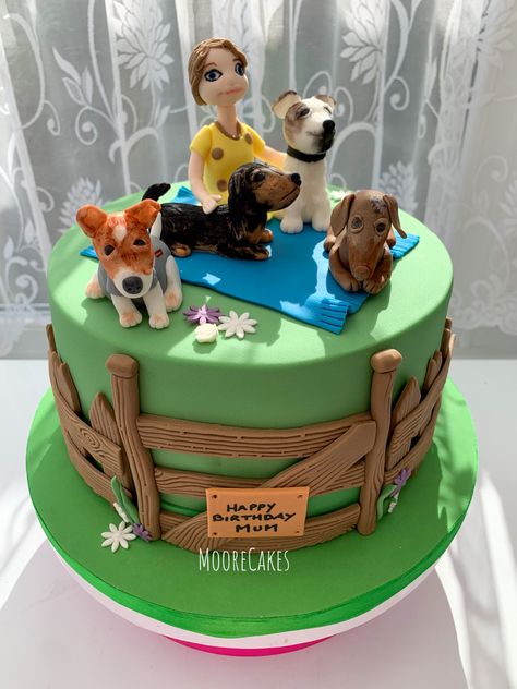 Dog Themed Birthday Cake, Dog Themed Cake, Dog Themed Birthday, Birthday Sheet Cakes, 60th Birthday Cakes, Sheet Cakes, Creative Birthday Cakes, Creative Birthday, Themed Birthday Cakes