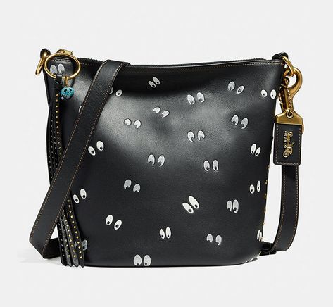 Disney x Coach Duffle 20 with Spooky Eyes Print $395 Coach Duffle, Coach Disney, Spooky Eyes, Coach 1941, Eye Print, Vintage Backpacks, Dark Fairy, Women Accessories Bags, Once Upon A Time