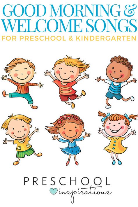 Welcome Songs For Preschool, Preschool Good Morning Songs, Welcome Song For Preschool, Good Morning Songs, Morning Meeting Songs, Songs Preschool, Preschool Inspirations, Greeting Song, Songs For Preschool