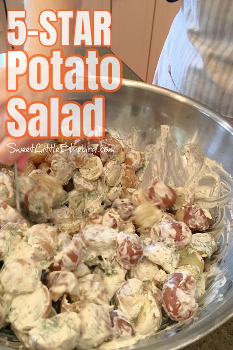 THE BEST POTATO SALAD - 5-STAR RECIPE - Ina Garten's  5-star rated Potato Salad. Buttermilk Potato Salad, Potato Salad With Buttermilk, Best Grill Recipes, Old Fashioned Potato Salad, The Best Potato Salad, Best Potato Salad, Pork Chop Dinner, Creamy Potato Salad, Potato Recipes Side Dishes