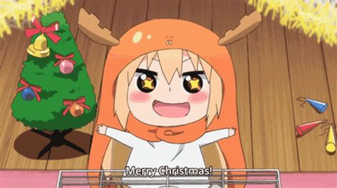 Anime GIF - Anime - Discover & Share GIFs Himouto Umaru Chan, Umaru Chan, Merry Christmas Gif, Anime Christmas, Christmas Gif, Anime Gifs, Anime Pfp, Anime And Manga, Anime Stuff