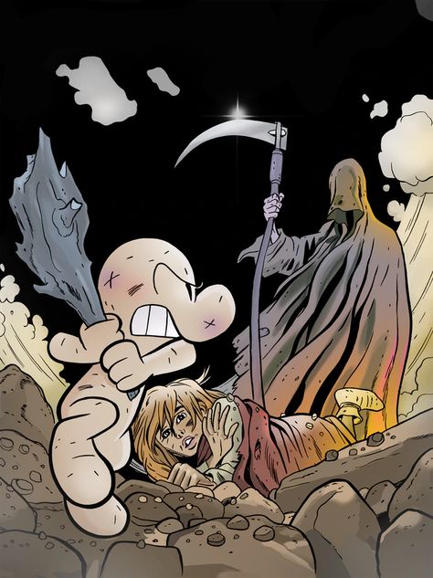 TUKI: Fight for Fire by Jeff Smith and Cartoon Books » BONE PRINT #4 Stretch Goal Unlocked! — Kickstarter Bone Comic Jeff Smith, Fone Bone, Bone Comic, Jeff Smith, Bone Books, Art Concepts, Cartoon Books, Medieval World, Characters Design