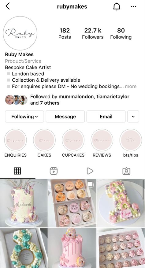 Instagram Dessert Page Ideas, Cake Page Names Ideas Instagram, Bakery Bio Instagram, Bakery Instagram Bio Ideas, How To Start A Bakery Business, Bakery Aesthetic Instagram, Small Baking Business Ideas, Baking Business Aesthetic, Small Business Baking