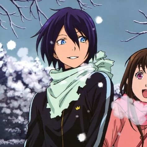 name: noragami Noragami Hiyori, Yato And Hiyori, Yato Noragami, Noragami Anime, Couples Icons, Noragami, Anime Best Friends, Matching Profile Pictures, I Icon