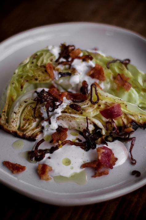 Roasted Cabbage Salad, Horseradish Cream Sauce For Prime Rib, Recipes With Horseradish, Ways To Use Horseradish, Easy Horseradish Cream Sauce, Cabbage Sauce, Braised Cabbage With Horseradish Cream, Bacon Cabbage, Paleo Veggies