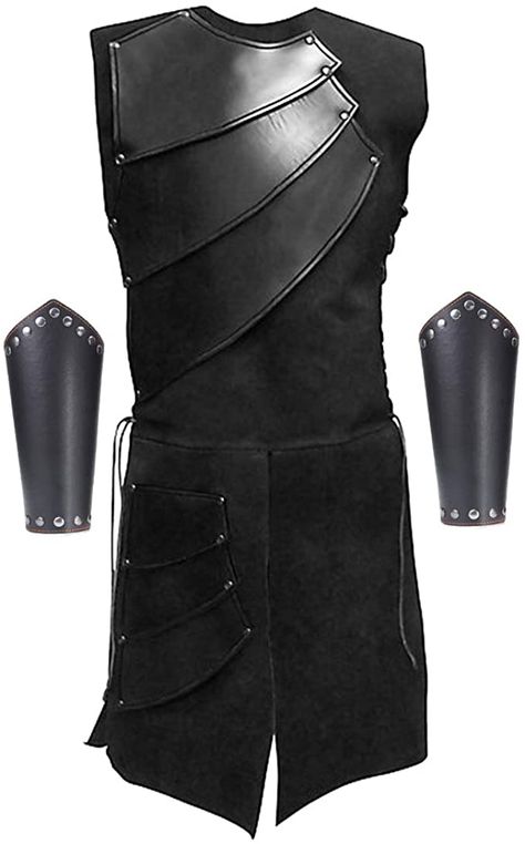 Ragnar Lothbrok Costume, Pirate Armor, Ragnar Costume, Viking Pirate, Long Waistcoat, Viking Armor, Viking Costume, Larp Costume, Shoulder Armor