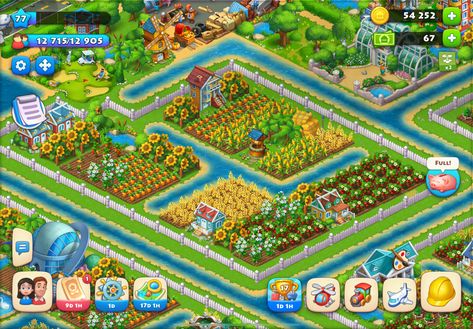 Township Landscape Design, Township Farm Design, Sun Haven Farm Layout Game, Township Game Layout Ideas Farm, Township Game Layout Ideas, Township Game Layout Ideas Beginner, Town Ship Design, Town Ship Game Design, Township Game Layout Ideas Level 40