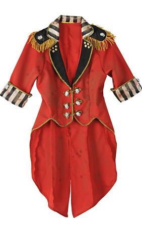 Ringmaster Jacket, Diy Karneval, Red Cropped Jacket, Steampunk Circus, Cirque Vintage, Ringmaster Costume, Halloween Circus, Circus Costume, Vintage Carnival