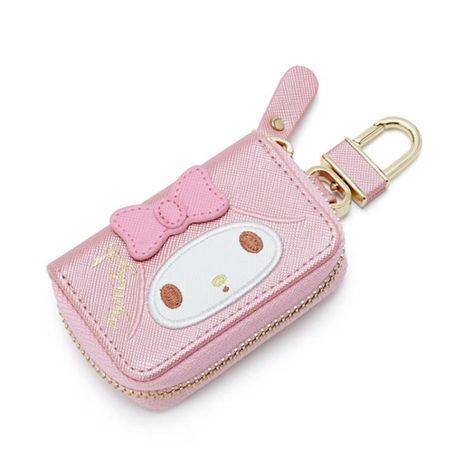 PRICES MAY VARY. 🔑1 Piece Car Key Case. 🔑Size: 8*5.8*2.5cm/ 3.14*2.2*0.98inch. 🔑Material: Our car key case holder is made of high-quality leather. The outer layer has good texture, exquisite and neat stitching, exquisite workmanship, a smooth zipper, and convenient opening and closing. 🔑Easy To Use: Suitable for most of Car Key Fob and Keyless Entry. The key case protects the key fob from wear and dirt and provides enough cushioning to help avoid accidental button presses. With a zipper clos My Melody Wallet, Hello Kitty Car, Hello Kitty Keychain, Gold Car, Sacs Design, Car Key Holder, Hello Kitty My Melody, Key Bag, Keychain Wallet