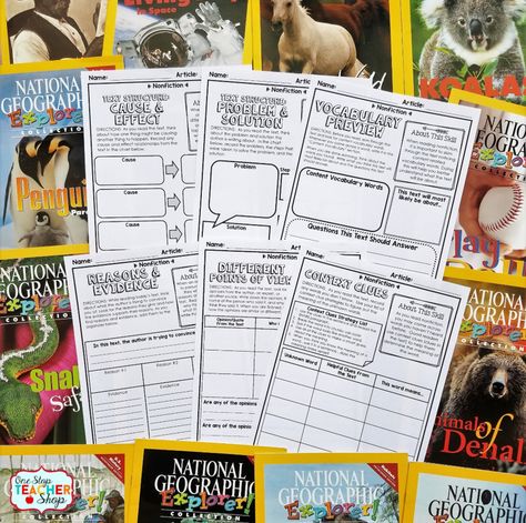 Guided Reading shouldn't be stressful! Using fiction and nonfiction activities that can be paired with any text made guided reading groups a breeze. Independent reading time and reading centers, too.